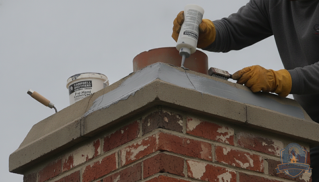 Chimney Crown Repair & Rebuild